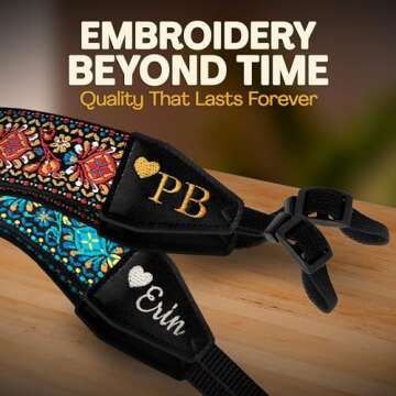 Art Tribute Custom Pink Woven Camera Strap - Choose Your Text and We Make It Especially For You Get Your Own Personalized Camera Strap, No Shipping Cost!