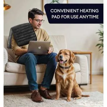 GENIANI Double Sided XL Heating Pad for Pain Relief