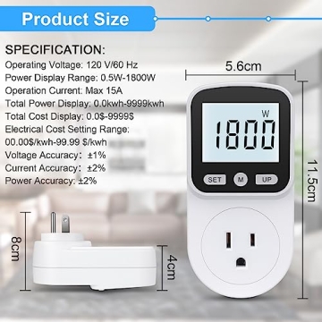 Energy Usage Monitor with Backlight and Easy Settings