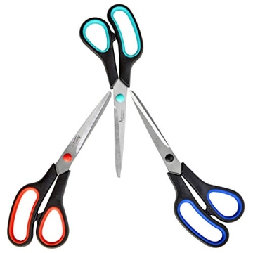 Artlicious Premium 3 Pack 8 Inch Multipurpose Scissors
