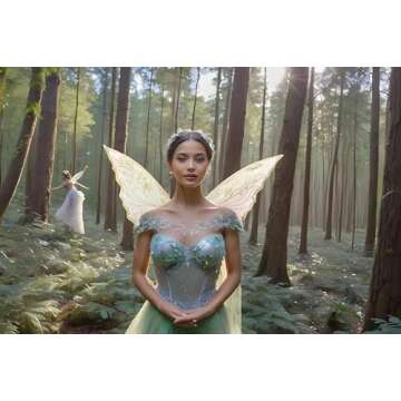 Torajiro Fairy Wings Costume Set with Accessories