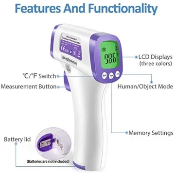 eZthings Non-Contact Heavy Duty Thermometer for All Ages