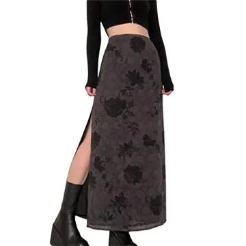 Chic Women Vintage Long Skirt for All Seasons