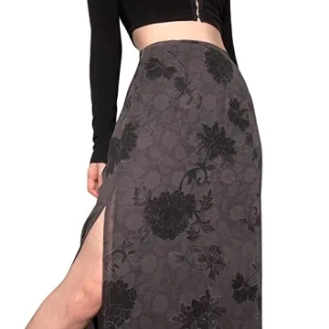 Chic Women Vintage Long Skirt for All Seasons