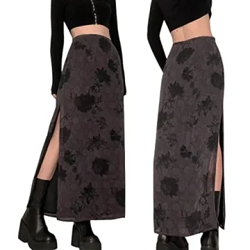 Chic Women Vintage Long Skirt for All Seasons