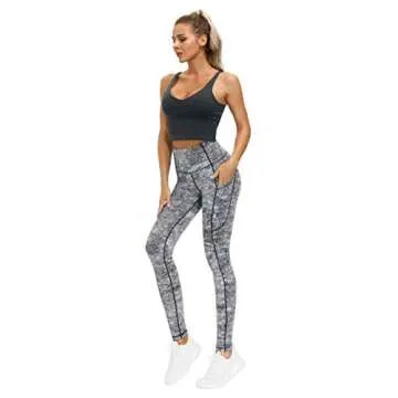 Thick High Waist Yoga Pants with Pockets for Women