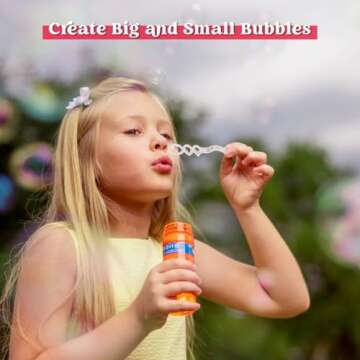 JOYIN Bubble Bottles - Fun 12 Pack for Kids & Parties