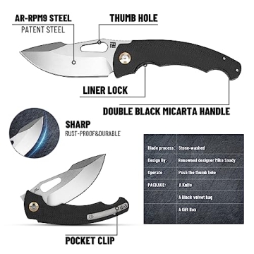 ARTISANCUTLERY Folding Pocket Knife Xcellerator for Men