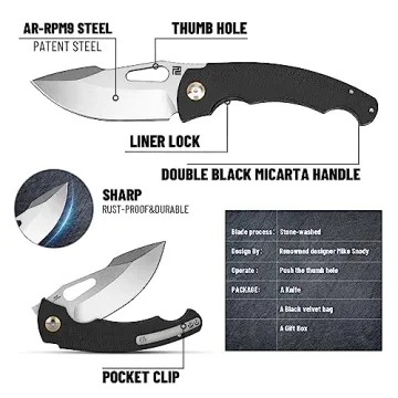 ARTISANCUTLERY Folding Pocket Knife Xcellerator for Men