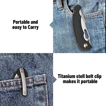 ARTISANCUTLERY Folding Pocket Knife Xcellerator for Men