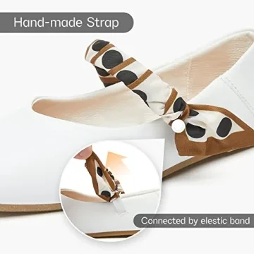 Women's Dressy Ballet Flats with Straps - Comfortable & Elegant
