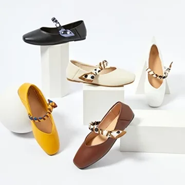 Women's Dressy Ballet Flats with Straps - Comfortable & Elegant