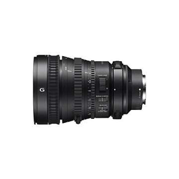 Sony 28-135mm FE PZ F4 G OSS Lens for Cinematic Filmmaking