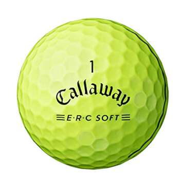 Callaway Golf 2021 ERC Triple Track Golf Balls, Yellow