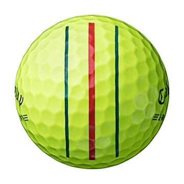 Callaway Golf 2021 ERC Triple Track Golf Balls, Yellow