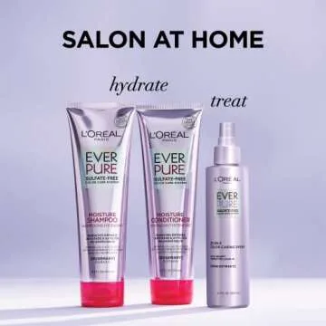 Hydrating L'Oreal Paris EverPure Conditioner for Color-Treated Hair