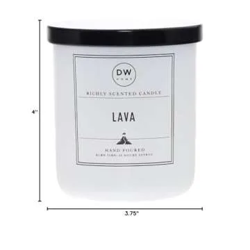DW Home Medium Single Wick Lava Candle - Tropical Fragrance