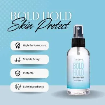 The Hair Diagram - Bold Hold Skin Protectant - Sensitive Skin Scalp Protector and Antiperspirant - Irritation Protection from Lace Wig Glues, Tapes, and Hair Adhesives - Sweat Shield and Scalp Care