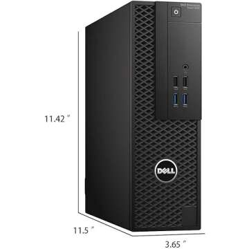 Dell Precision 3420 SFF Desktop PC, Core i5, 16GB RAM, 512GB SSD, 4K