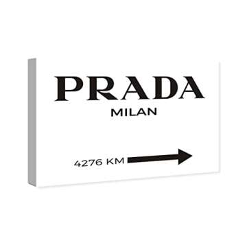 Oliver Gal Milan Minimalist Canvas Print Wall Art for Living Room, Bedroom, and Bathroom, 24" x 16", Gallery Wrapped