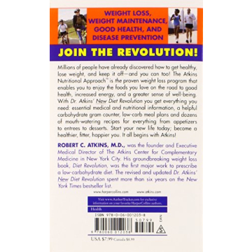 Dr. Atkins' New Diet Revolution for Effective Weight Loss