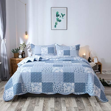 KASENTEX King Quilt Set Lightweight Bedspread Coverlet