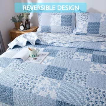 KASENTEX King Quilt Set Lightweight Bedspread Coverlet