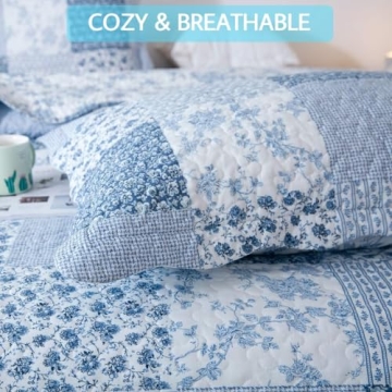 KASENTEX King Quilt Set Lightweight Bedspread Coverlet