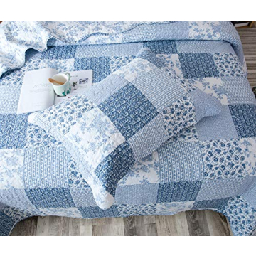 KASENTEX King Quilt Set Lightweight Bedspread Coverlet