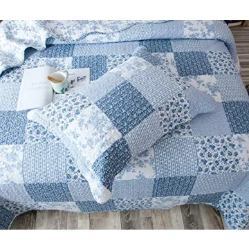 KASENTEX King Quilt Set Lightweight Bedspread Coverlet