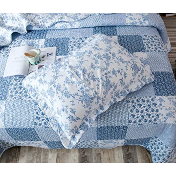 KASENTEX King Quilt Set Lightweight Bedspread Coverlet