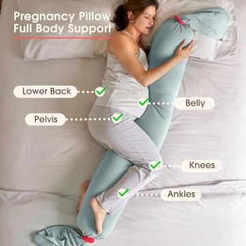 bbhugme Adjustable Pregnancy Pillow with Custom Support