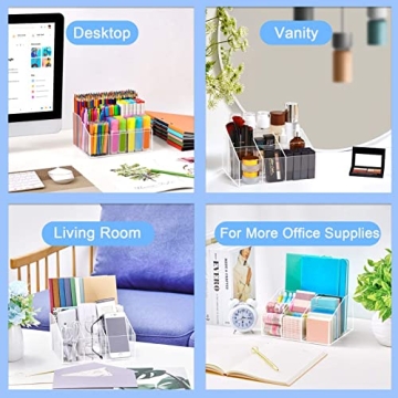 VITVITI Acrylic Pen Holder for Stylish Desk Organization