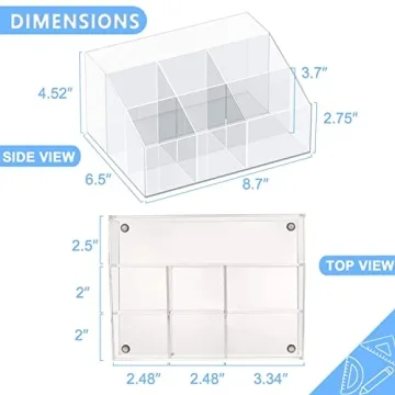 VITVITI Acrylic Pen Holder for Stylish Desk Organization
