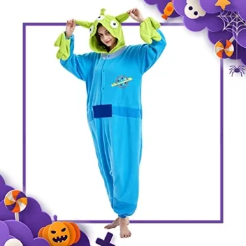 Ressber Alien Onesie Pajamas for Adults