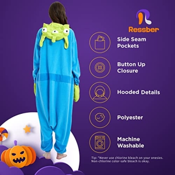 Ressber Alien Onesie Pajamas for Adults