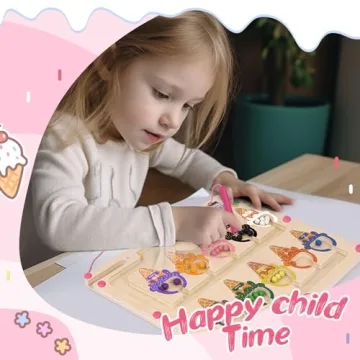 Magnetic Color and Number Maze for 2-5 Year Olds