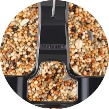 Jealoeur Bird Feeders for Outdoors Hanging Seed Feeder