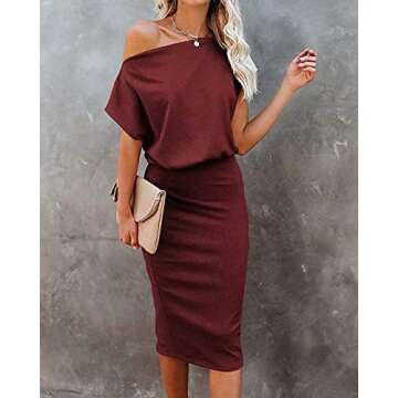 Stunning Ezbelle Off The Shoulder Bodycon Dress for Women