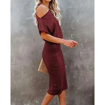 Stunning Ezbelle Off The Shoulder Bodycon Dress for Women