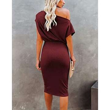 Stunning Ezbelle Off The Shoulder Bodycon Dress for Women