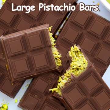 AIERSA Silicone Dubai Chocolate Bar Mold Deep, Thick Chocolate Molds, Candy Bar Mold for Filling Dubai Chocolate Pistachio Bar, Knafeh Stuffed Chocolate Bars