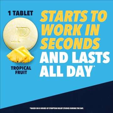 Pepcid Complete Acid Reducer + Antacid Chewables, 10 mg Famotidine, 800 mg Calcium Carbonate & 165 m...