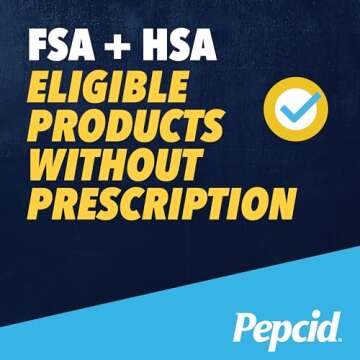 Pepcid Complete Acid Reducer + Antacid Chewables, 10 mg Famotidine, 800 mg Calcium Carbonate & 165 mg Magnesium Hydroxide per Tablet, Antacid Chews for Heartburn, Tropical Fruit, 25 Ct