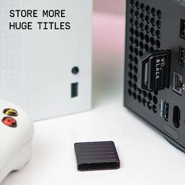 WD_Black 512GB C50 Storage Expansion Card, Officially Licensed for Xbox, Quick Resume, Plug & Play, NVMe SSD Expansion for Xbox Series X|S Gaming Consoles - WDBMPH5120ANC-WCSN