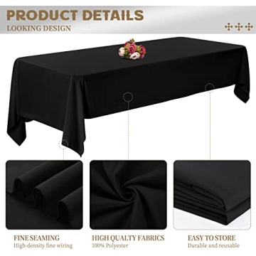 10 Premium Black Tablecloths for Any Occasion - Elegant & Durable