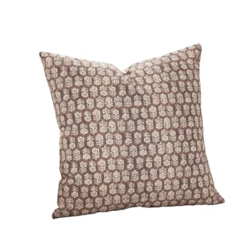 DOMVITUS Floral Pillow Cover 20x20 - High-Quality Decorative