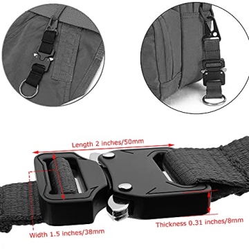 Durable Tactical Key Chains for Men with Quick Release