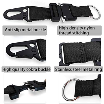 Durable Tactical Key Chains for Men with Quick Release