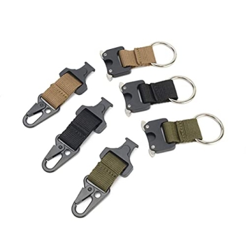 Durable Tactical Key Chains for Men with Quick Release